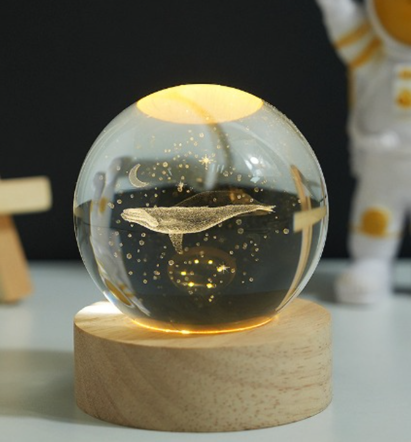 Lampara Bola de Cristal Decoración