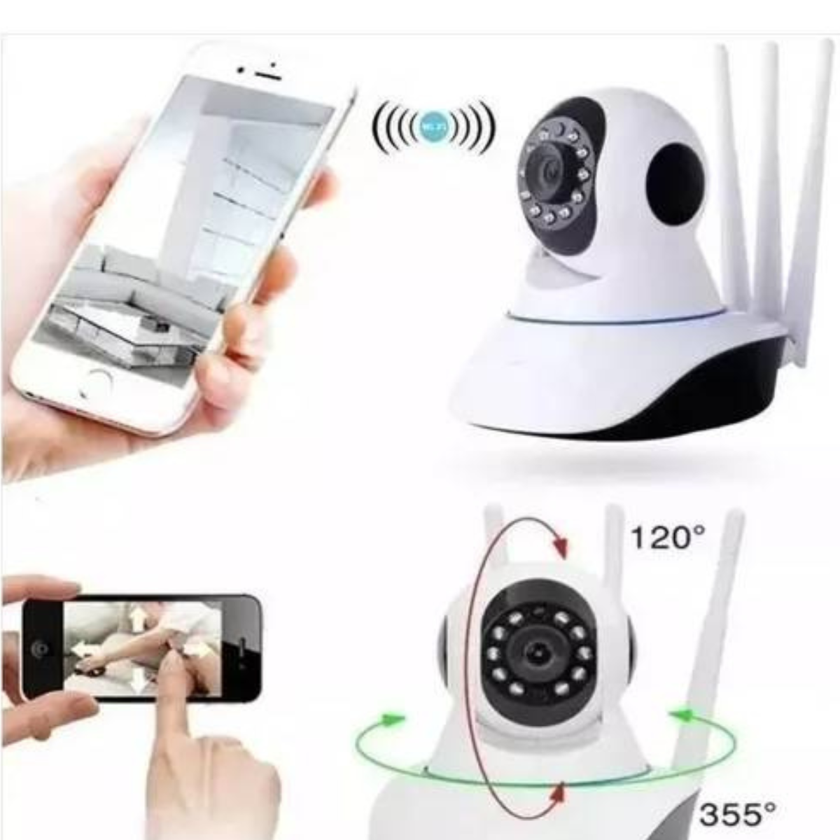 Camara Seguridad 360° - Visión Nocturna